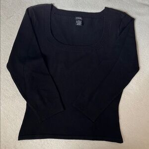 Guess 90’s Y2K Black Top 3/4 Sleeve